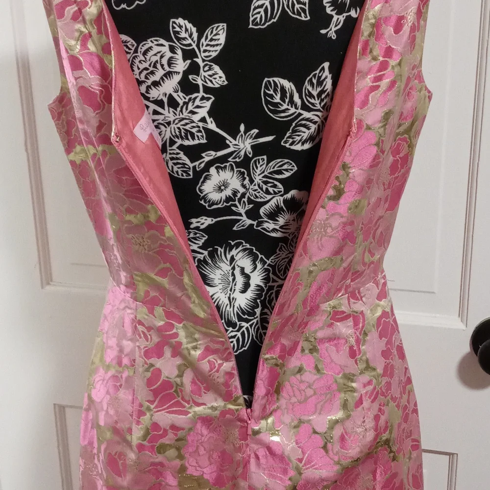 💝HTF Lilly Pulitzer💝 - Kimi Metallic Jacquard Dress